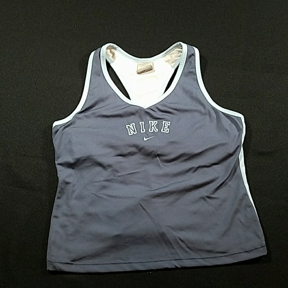 Nike Dri-fit blue tank top